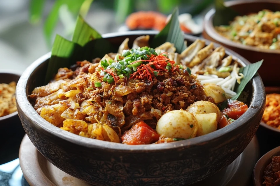 A vibrant and delicious pastalaya recipe with chicken, andouille, and pasta.